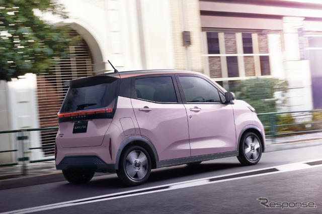 日産の現行の軽電気自動車:サクラ