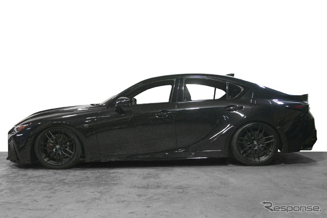 SpecS レクサスIS500装着例(車両設定範囲下限)