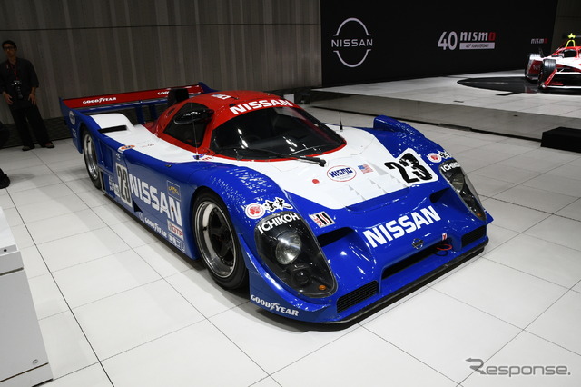 ニッサンR91CP 1992年デイトナ24時間レース総合優勝車。ドライバーは長谷見昌弘/星野一義/鈴木利男