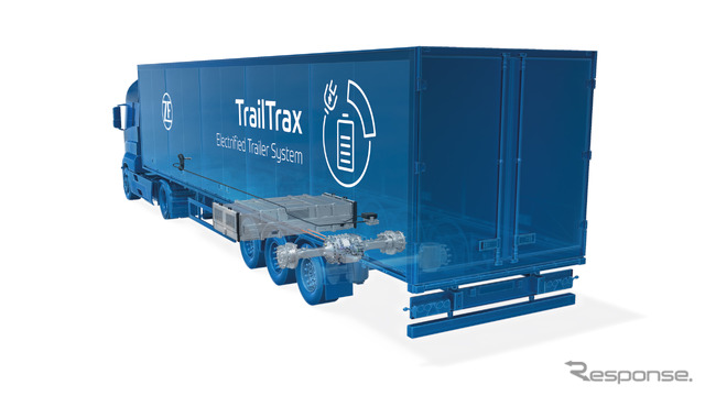ZFの電動トレーラー「TrailTrax」
