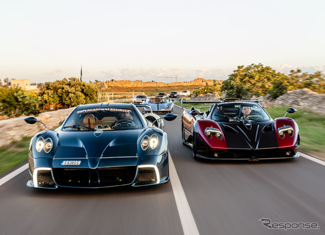 イタリア・プーリア州ボルゴ・エニャツィアにて開催された「Supercar Owners Circle」の10周年記念イベント