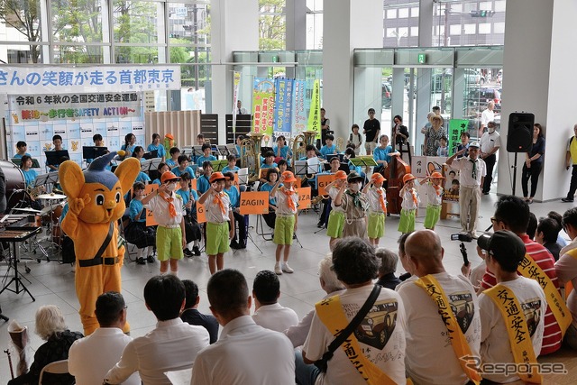 2024年秋の全国交通安全運動 築地~歩行者 SAFETY ACTION~クラシックカーパレード