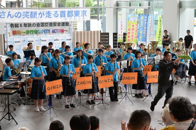 2024年秋の全国交通安全運動 築地~歩行者 SAFETY ACTION~クラシックカーパレード