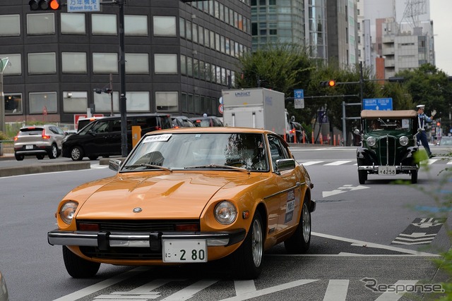 2024年秋の全国交通安全運動 築地~歩行者 SAFETY ACTION~クラシックカーパレード
