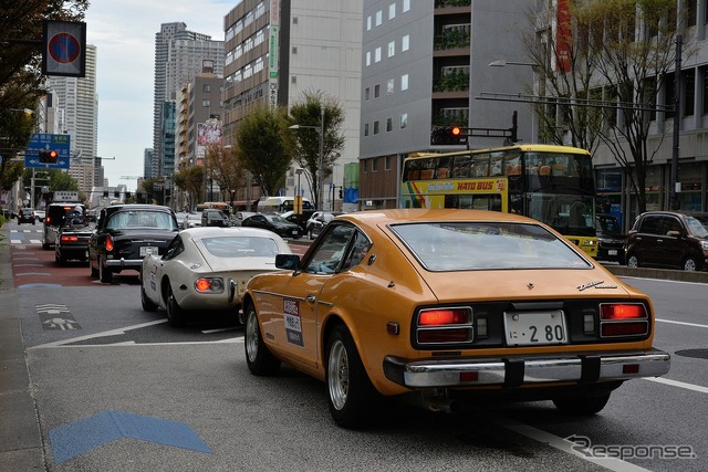 2024年秋の全国交通安全運動 築地~歩行者 SAFETY ACTION~クラシックカーパレード