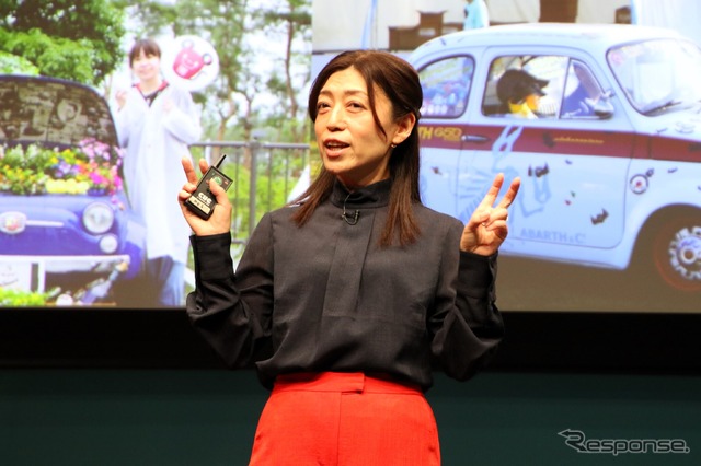 ステランティスジャパンでフィアットのブランドマネージャーを務める熊崎陽子さん