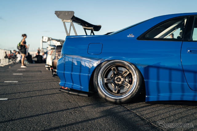 ボルクレーシング『21C』x スカイライン GT-R (R33)…湾岸BASE YOKOHAMA~オプションストリートナイトフェス~