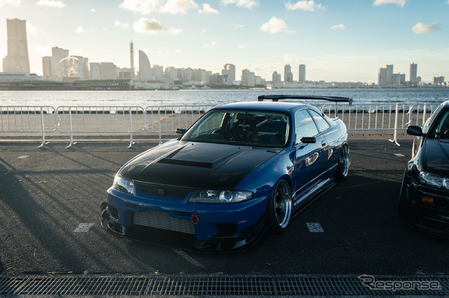 ボルクレーシング『21C』x スカイライン GT-R (R33)…湾岸BASE YOKOHAMA~オプションストリートナイトフェス~