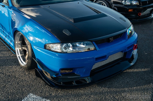 ボルクレーシング『21C』x スカイライン GT-R (R33)…湾岸BASE YOKOHAMA~オプションストリートナイトフェス~