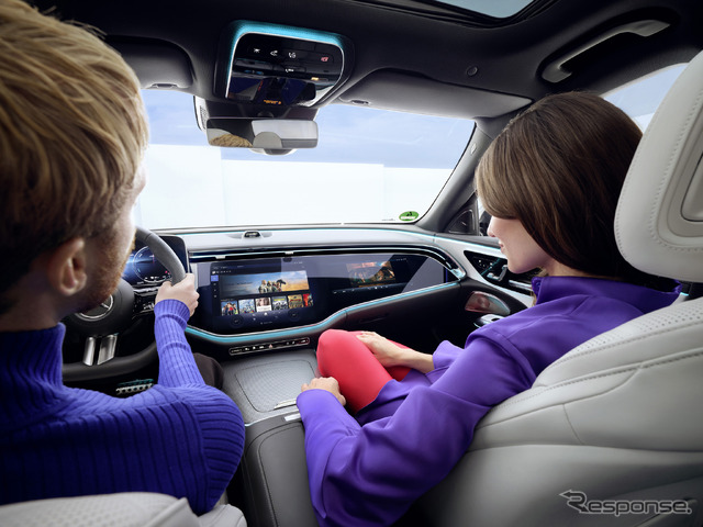 メルセデスベンツがソニー・ピクチャーズと提携し車内エンタメ「RIDEVU」を配信開始