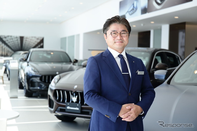 マセラティ神戸の先川敦店長