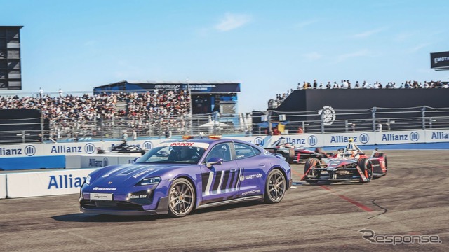 ポルシェ・タイカン・ターボGTがフォーミュラEの新型セーフティカーに