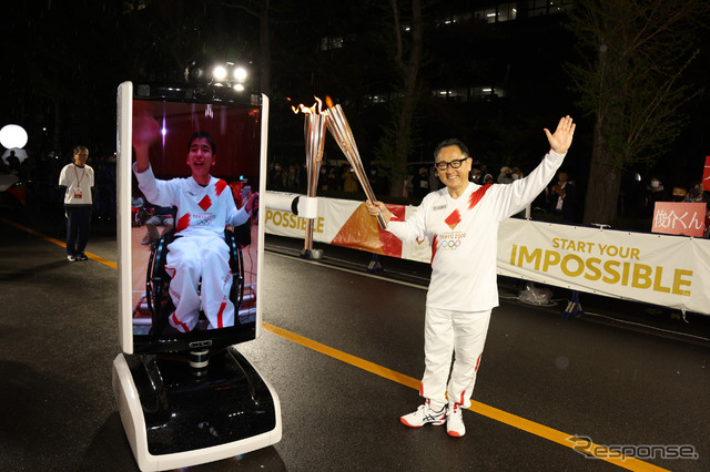 トヨタが五輪・パラの最高位スポンサー終了を正式表明。写真は「東京2020オリンピック」聖火ランナーをつとめた豊田章男氏(2021年)