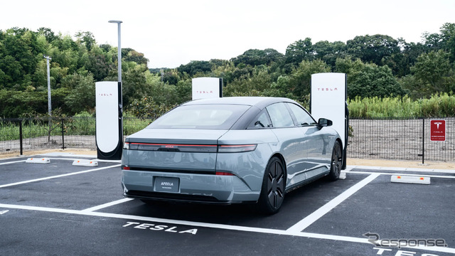 ソニー・ホンダモビリティの新型EVがテスラの充電規格採用