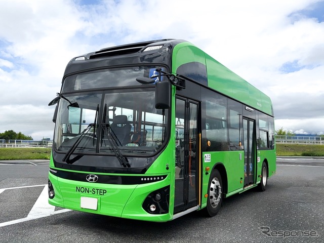 ヒョンデの新型電気バス「ELEC CITY TOWN」