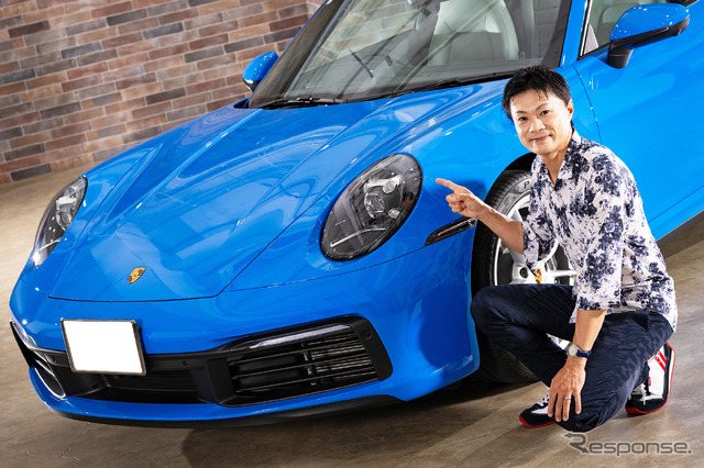 “くるまマイスター元”さんと新たな愛車のポルシェ911(タイプ992)