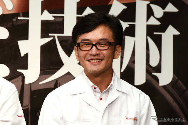 ホンダアクセスでシビックテールゲートスポイラー開発担当の山崎純平氏