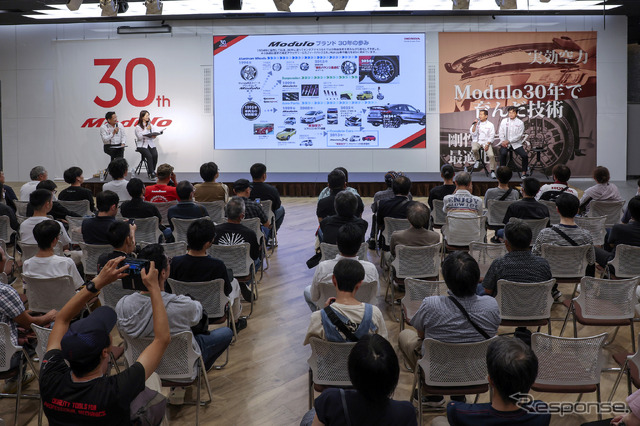 Modulo 30thanniversary 特別展示/スペシャルトークショーの様子