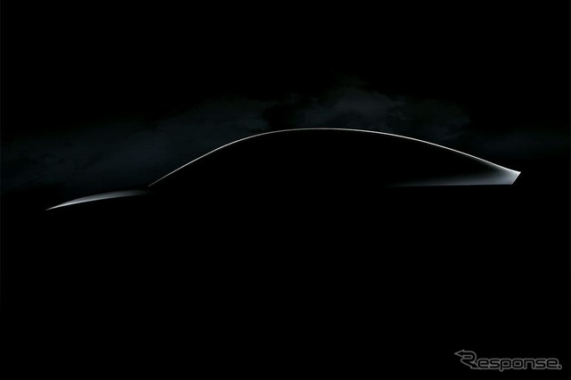 テスラ 新型のティザーイメージ