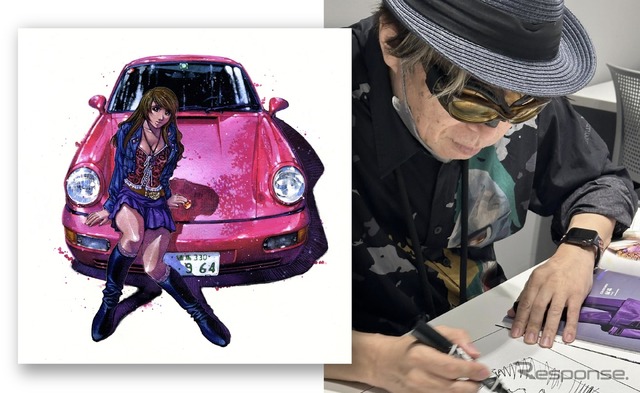 PORSCHE STUDIO GINZA ×彼女のカレラ20周年記念原画展 -My Favorite PORSCHE-