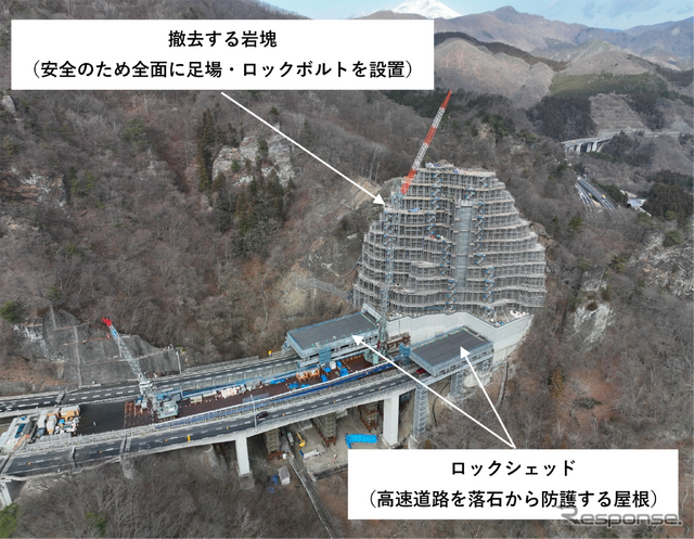 長野側からの施工状況