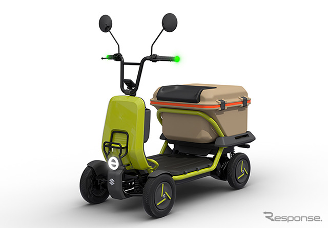 スズキの電動パーソナル／マルチユースモビリティ「SUZU-RIDE」