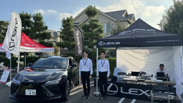 レクサスからはEV専用車RZが登場。話を聞いてみると、プラグインハイブリッドのNXの販売好調だという。