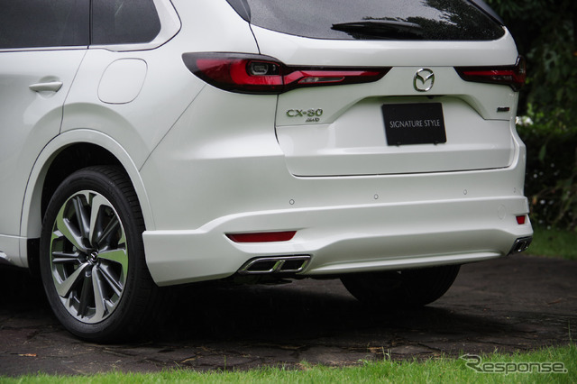 マツダ CX-80 アクセサリー装着車「シグネチャースタイル」