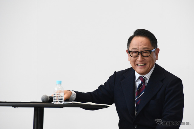 モリゾウ氏(トヨタ自動車代表取締役会長 豊田章男氏)