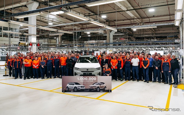 ボルボ『XC40』と『EX40』が生産100万台達成