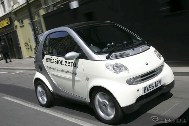 スマートの電気自動車、英国で実証実験へ