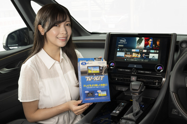 現代のマストアイテム!同乗者が車内で映像コンテンツを楽しむデータシステムのTVキットが非常に便利!
