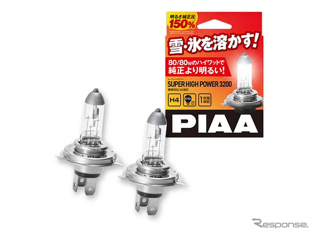 PIAAからヘッドライト&フォグライト用融雪ハロゲン「HX801」が登場