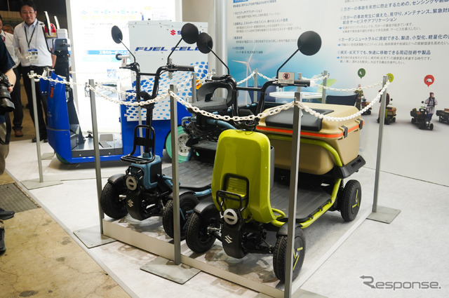 スズライドとスズカーゴ(ジャパンモビリティショー ビズウィーク2024)