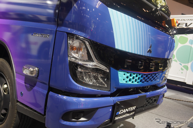 三菱ふそう、次世代の自動追尾型 EVごみ収集車のコンセプトモデル「eCanter SensorCollect」