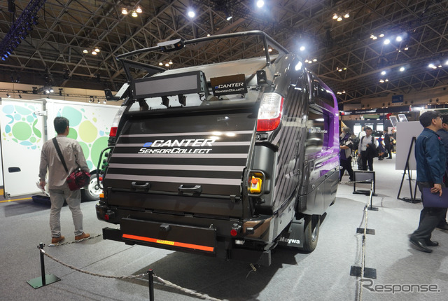 三菱ふそう、次世代の自動追尾型 EVごみ収集車のコンセプトモデル「eCanter SensorCollect」