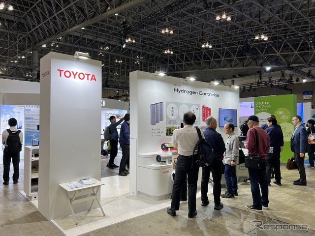 トヨタブーストヨタの水素カートリッジ(ジャパンモビリティショー ビズウィーク2024)