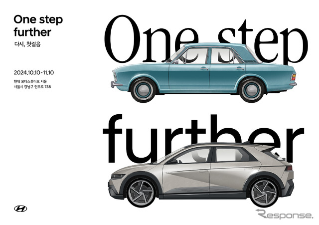 ヒョンデ初の量産モデル「コーティナ マーク2」（上）と最新EV「アイオニック5」