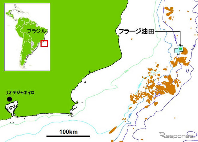 国際石油開発と双日など、ブラジル・フラージ油田で生産開始