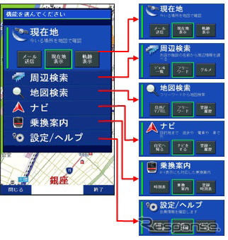 ゼンリン、au向けに GPS機能を利用したナビサービスを開始