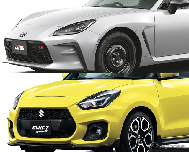 2択アンケート「若者に勧めるなら、GR86？ スイフトスポーツ？」