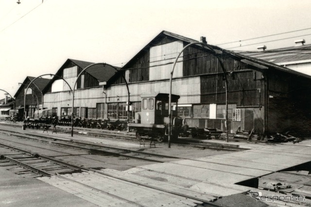 西武鉄道所沢車両工場(年代不明)