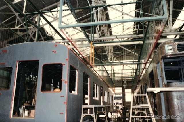 西武鉄道所沢車両工場(1978年頃)