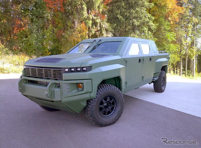 GMが軍用に開発した次世代戦術車両のプロトタイプ