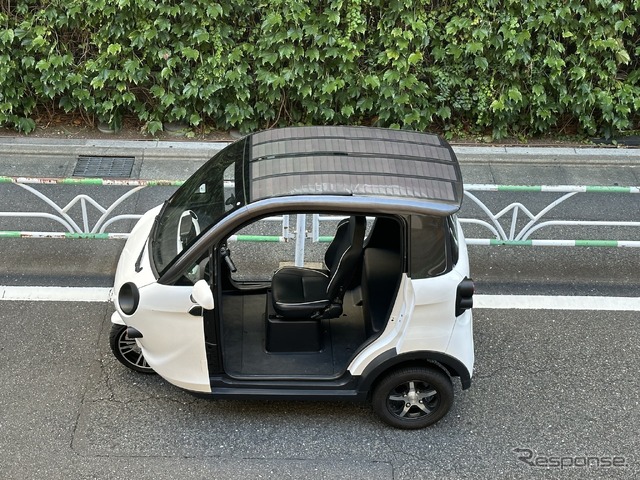 スマホ600台分の充電可能なバッテリーを3台積載、災害時に特化した小型EV電配車が登場