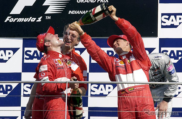 【F1アメリカGP決勝】シューマッハが返した“借り”