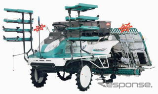 クボタ、乗用田植機2モデルを発売