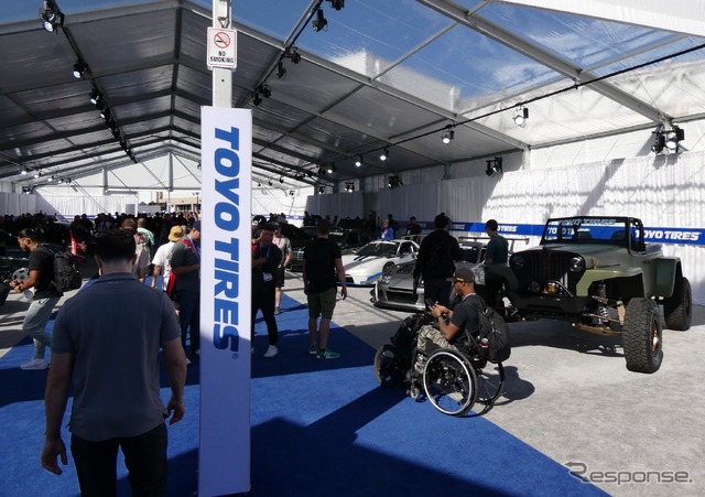 「SEMAショー2024」にトーヨータイヤ装着カスタムカー26台を展示へ(写真は2023年の様子)