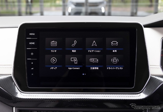 筆者が「要改善の最上位」とするVW Tクロスのカーナビ