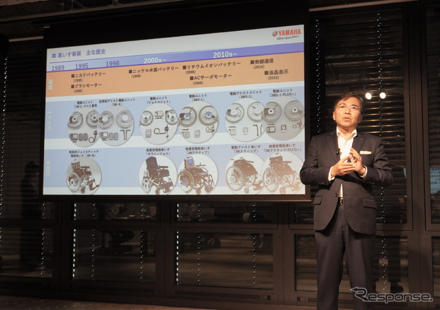 ヤマハ発動機の電動車いすの歴史